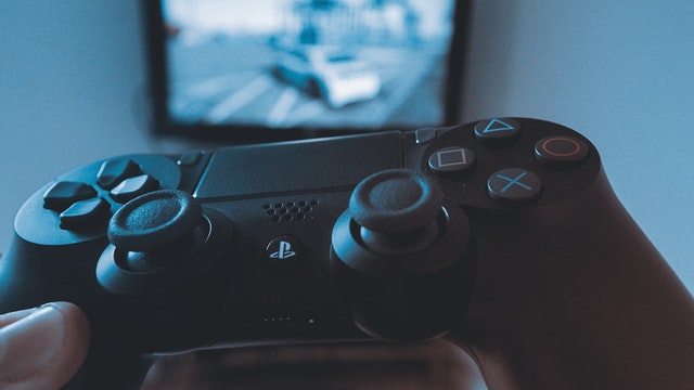 Sort DualShock 4-controller